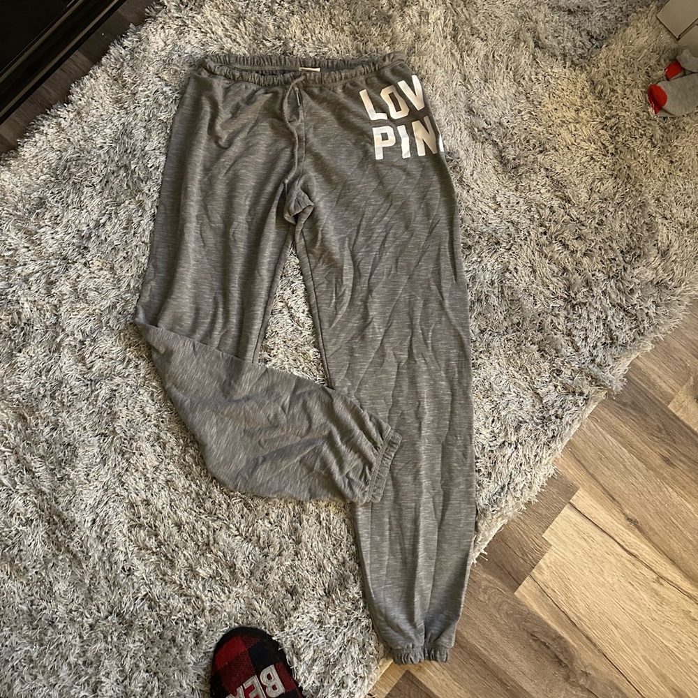 Vs pink sweats xs